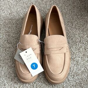 A New Day Women's Beige Loafers
